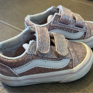 Vans Glittery Pink Kids Sneakers